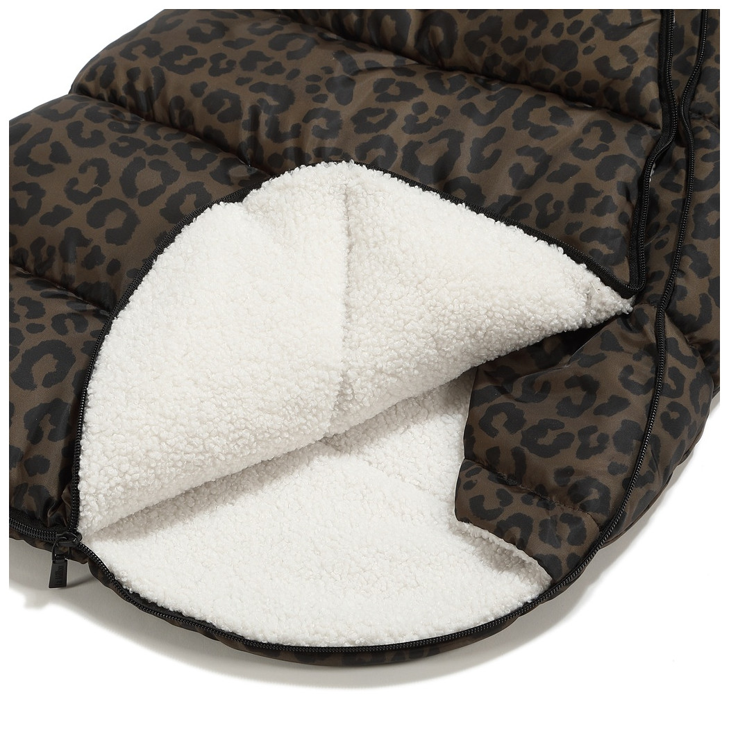 Baby Multi Leopard Choco - Śpiworek do Wózka - by Magdalena Lamparska - Aspen Winterproof - La Millou