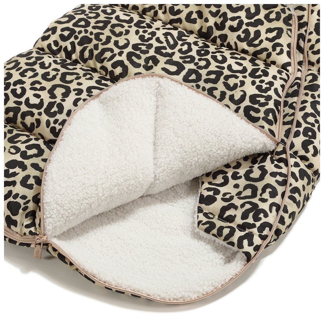 Baby Multi Leopard Cream - Śpiworek do Wózka - by Magdalena Lamparska - Aspen Winterproof - La Millou