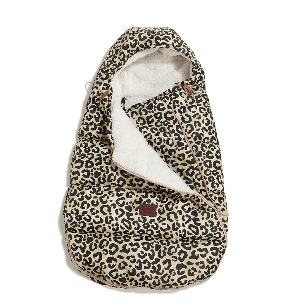 Baby Multi Leopard Cream - Śpiworek do Wózka - by Magdalena Lamparska - Aspen Winterproof - La Millou