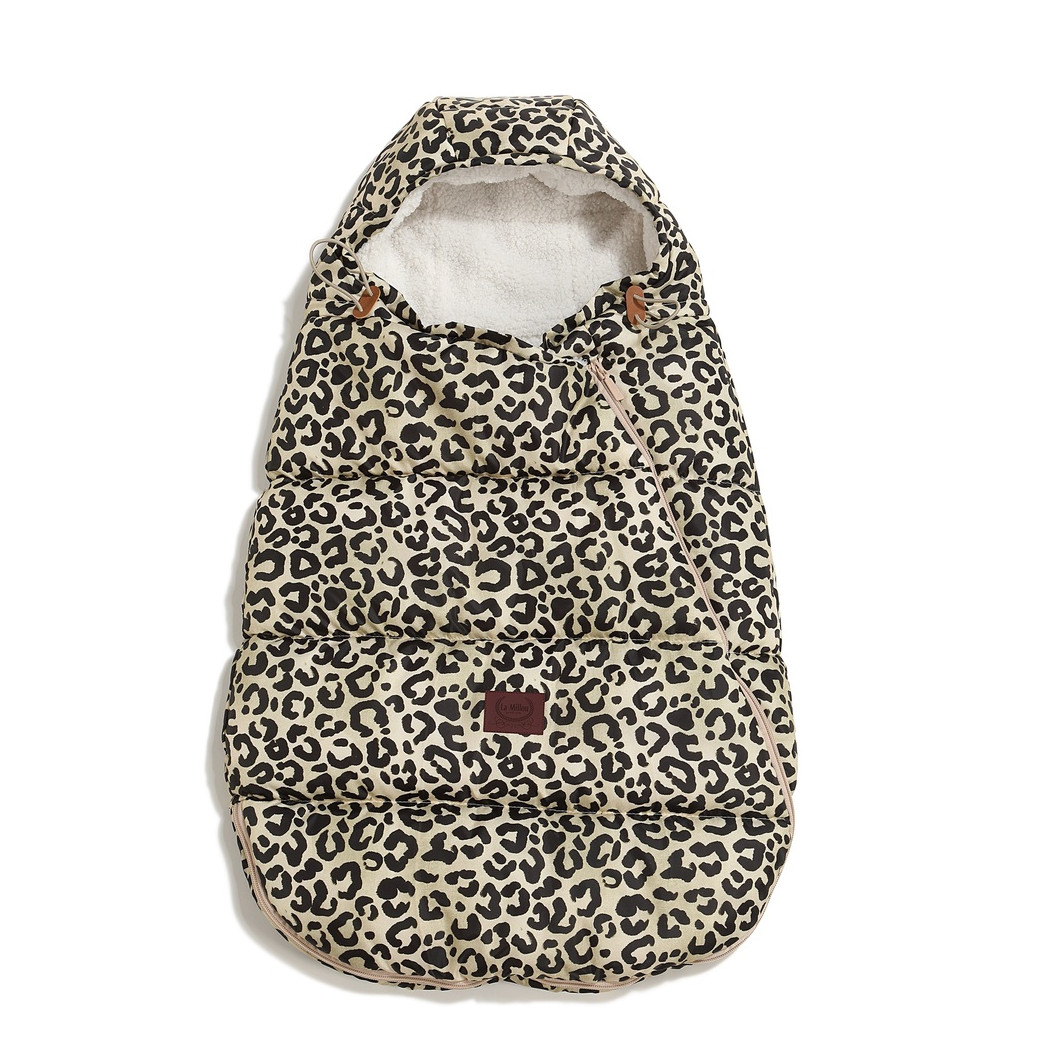 Baby Multi Leopard Cream - Śpiworek do Wózka - by Magdalena Lamparska - Aspen Winterproof - La Millou
