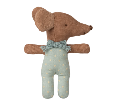 Myszka Dzidziuś Chłopiec w Pudełku od Zapałek - Sleepy Wakey - Baby Mouse - Maileg