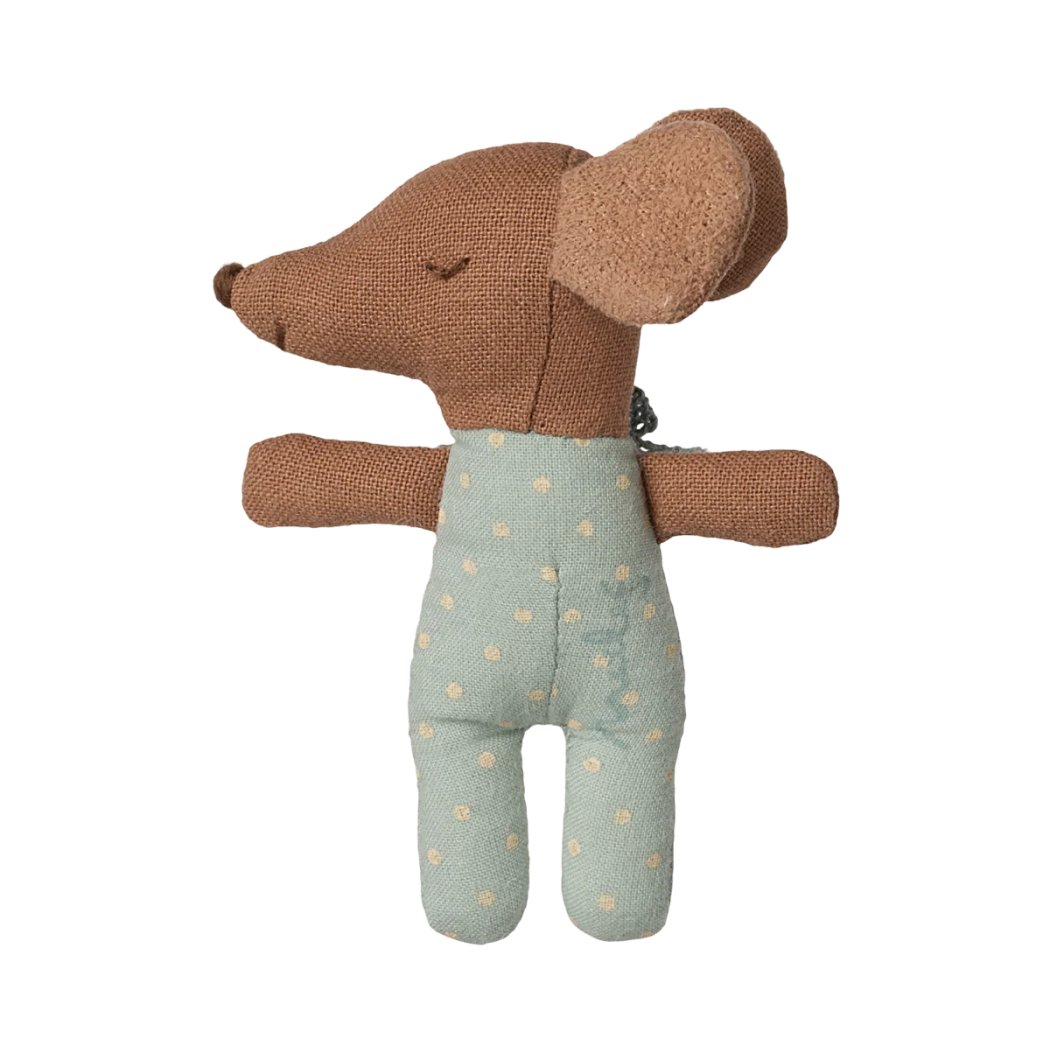 Myszka Dzidziuś Chłopiec w Pudełku od Zapałek - Sleepy Wakey - Baby Mouse - Maileg