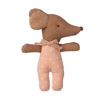 Myszka Dzidziuś Dziewczynka w Pudełku od Zapałek - Sleepy Wakey - Baby Mouse - Maileg