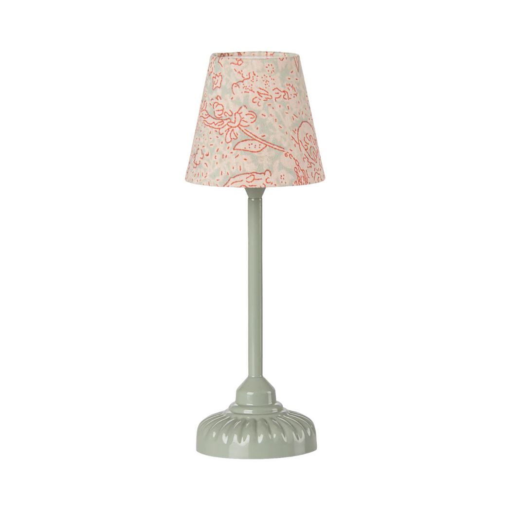 Miętowa Lampa Podłogowa - Świecąca - Akcesoria dla Myszek - Rozmiar Miniature - Maileg