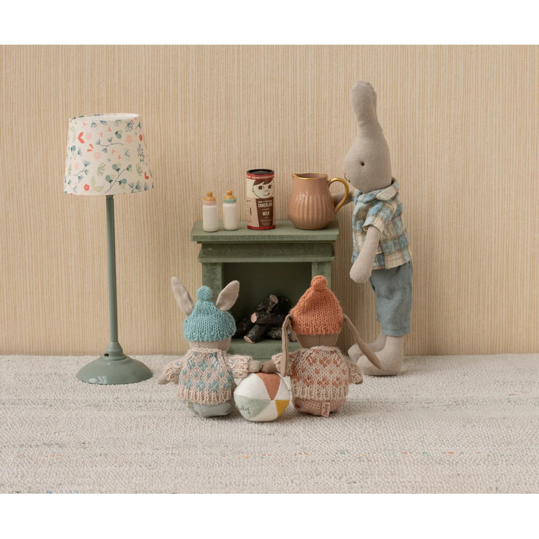 Miętowa Lampa Podłogowa - Świecąca - Akcesoria dla Myszek - Rozmiar Miniature - Maileg