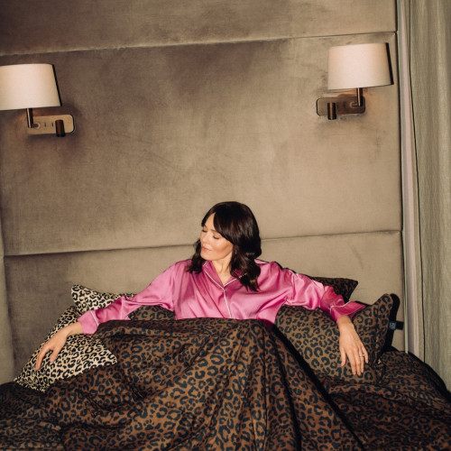 Leopard Choco - Kołdra Bawełniana XL - 150x200 cm - by Magdalena Lamparska - La Millou