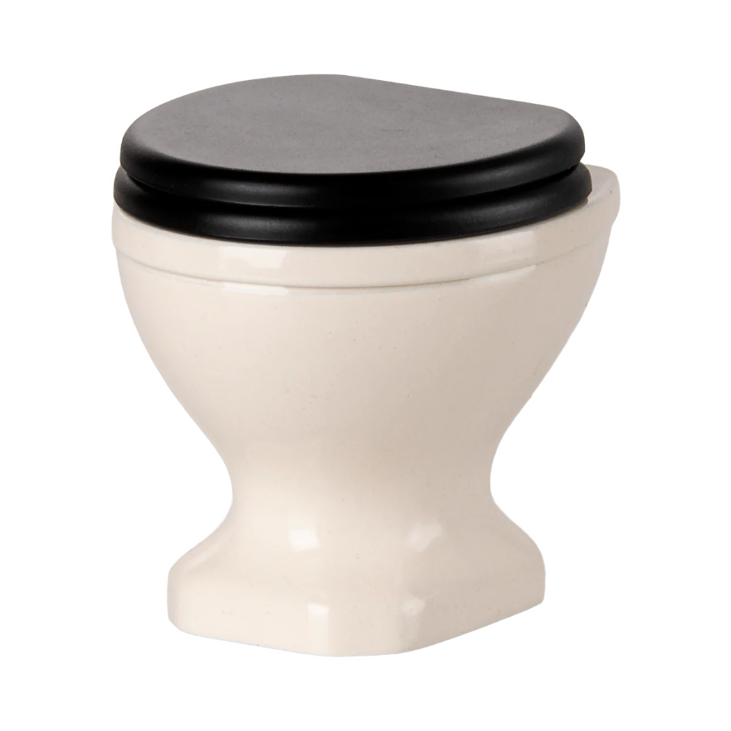 Toaleta dla Myszek - 5 cm - Muszla WC z Otwieraną Klapą do Domku dla Myszek - Maileg