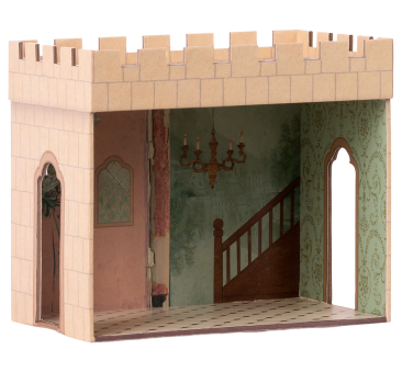 WYPRZEDAŻ Sala Zamkowa - Tekturowy Zamek dla Myszek - Scenka - Mały Domek - Maileg