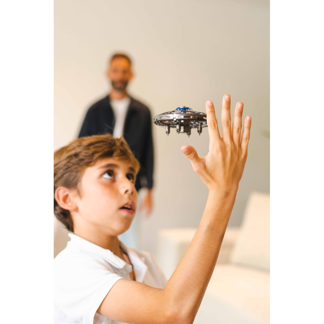 Niebieski Mini Dron Sterowany Gestami - Dron dla Dzieci z Czujnikami Ruchu - Fly Dance 3.0 - Juegaconmigo