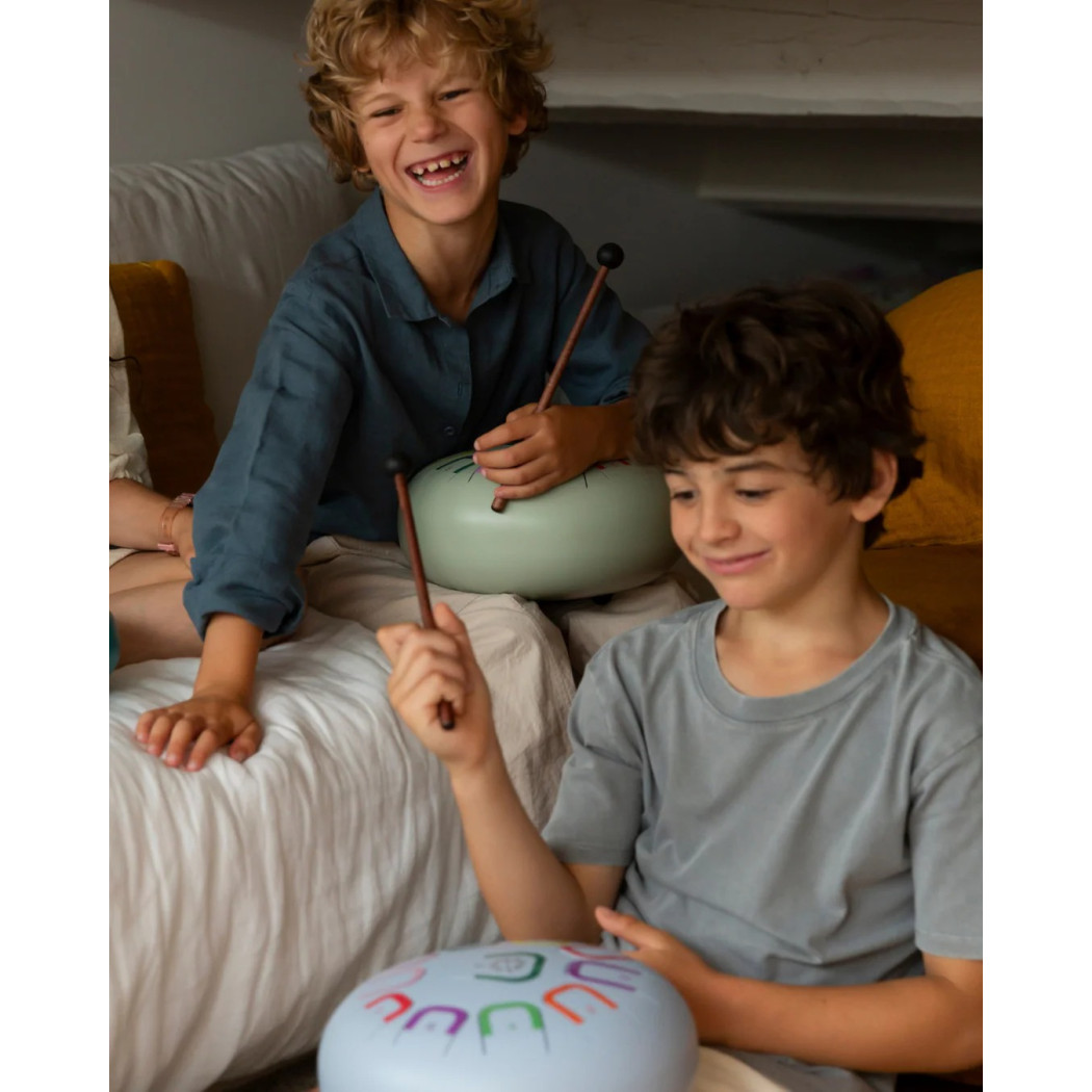 Tambu+ Duży Stalowy Bębenek Językowy - śr. 25cm - Earth Harnony - Juegaconmigo