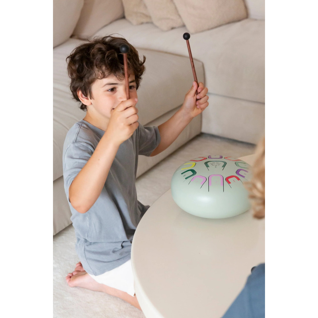 Tambu+ Duży Stalowy Bębenek Językowy - śr. 25cm - Earth Harnony - Juegaconmigo