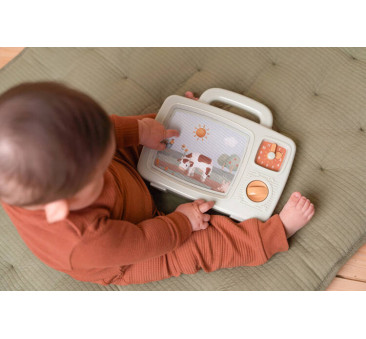 Musical TV Little Farm - Pozytywka Telewizor Vintage - Melodie i Ruchome Obrazki - Little Dutch