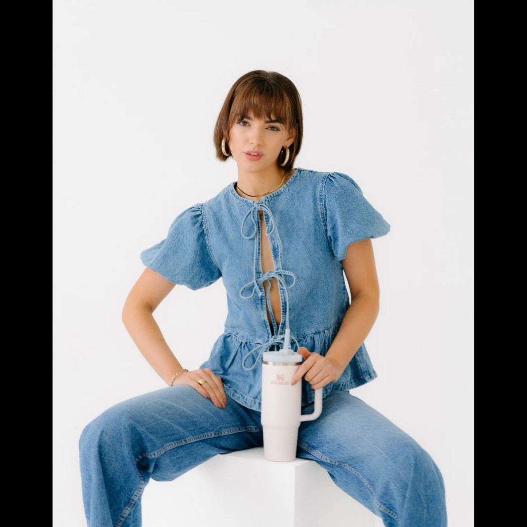 Rose Quartz 0.89L - Quencher H2.0 FlowState Tumbler - Kubek Termiczny - Stanley