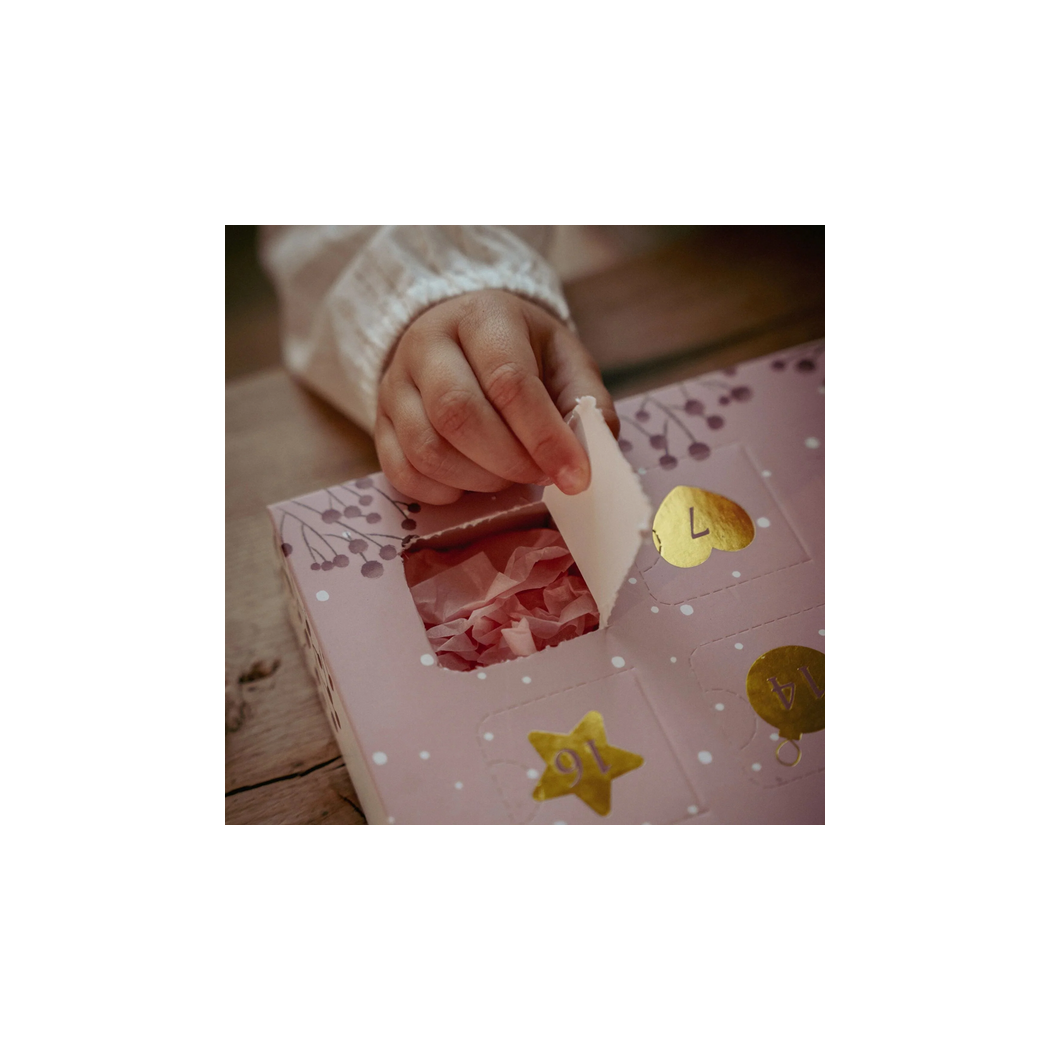 Kalendarz Adwentowy z Charmsami - Stwórz Swoje Bransoletki - Biżuteria dla Dzieci - Little Dutch