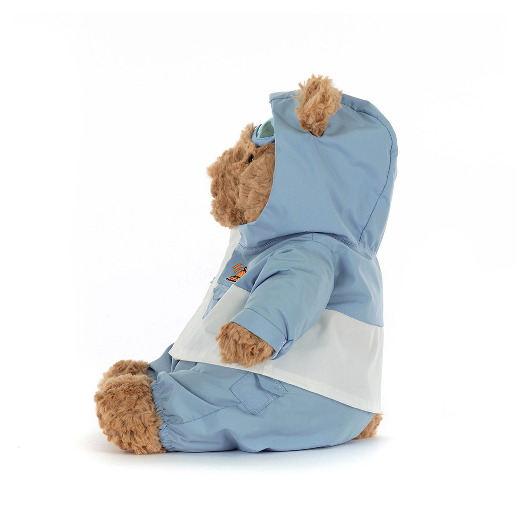 Miś Bartłomiej w Stroju Narciarza z Goglami - 26 cm - w Zimowym Kombinezonie - Maskotka Przytulanka - JellyCat