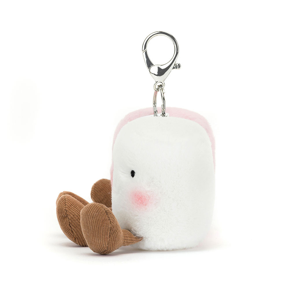 Breloczek Para Pianek - Wesołe Pianki Marshmallows - 15 cm - Pluszowa Ozdoba Maskotka Zawieszka - JellyCat