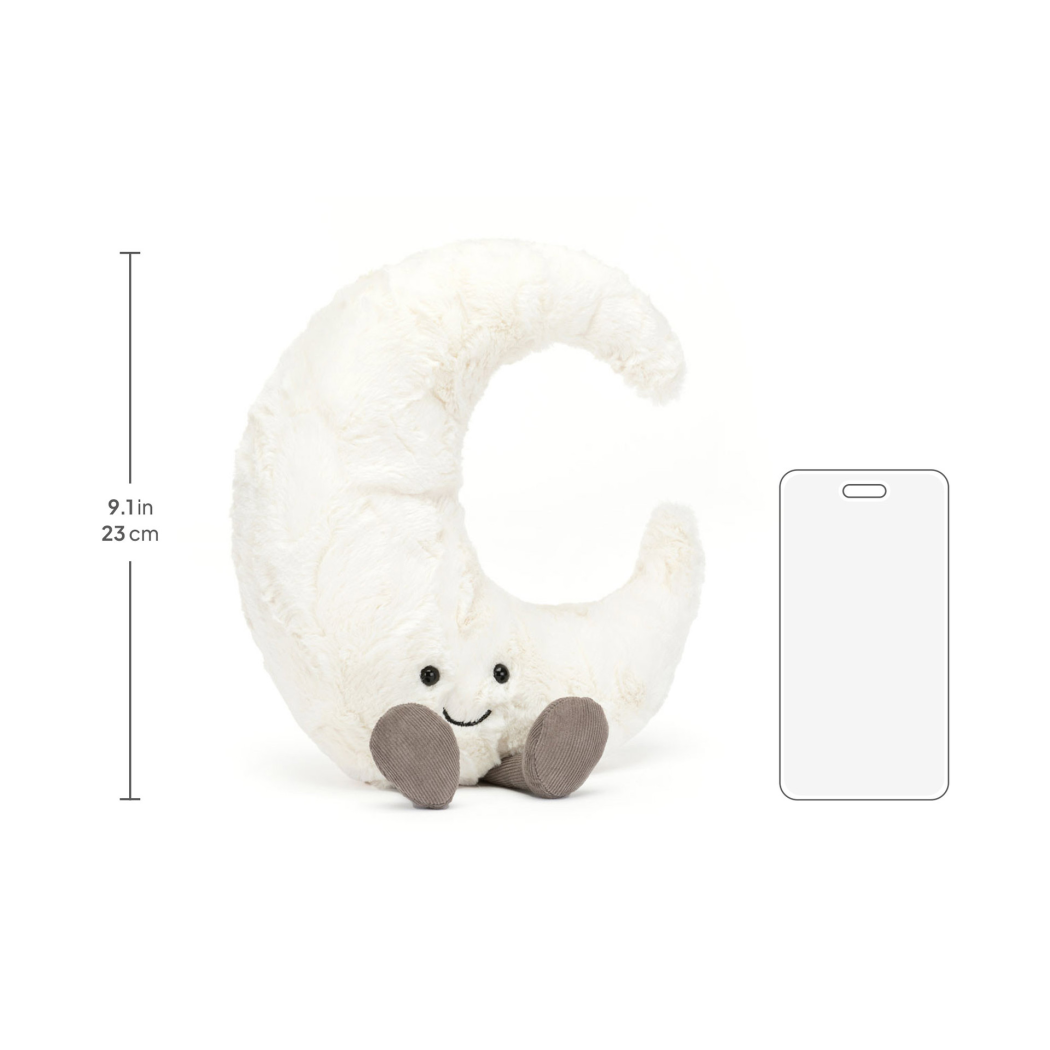 Pluszowy Księżyc - 26 cm - Perłowo-Biały - Maskotka Przytulanka - Jellycat