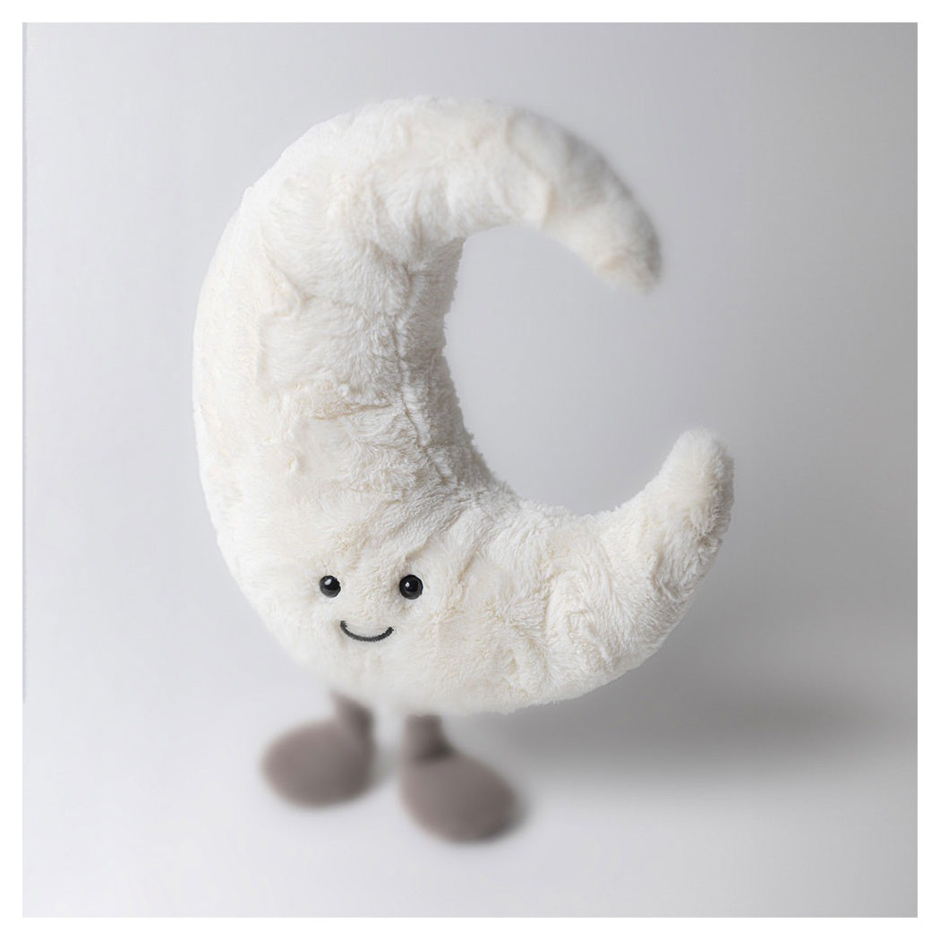 Pluszowy Księżyc - 26 cm - Perłowo-Biały - Maskotka Przytulanka - Jellycat
