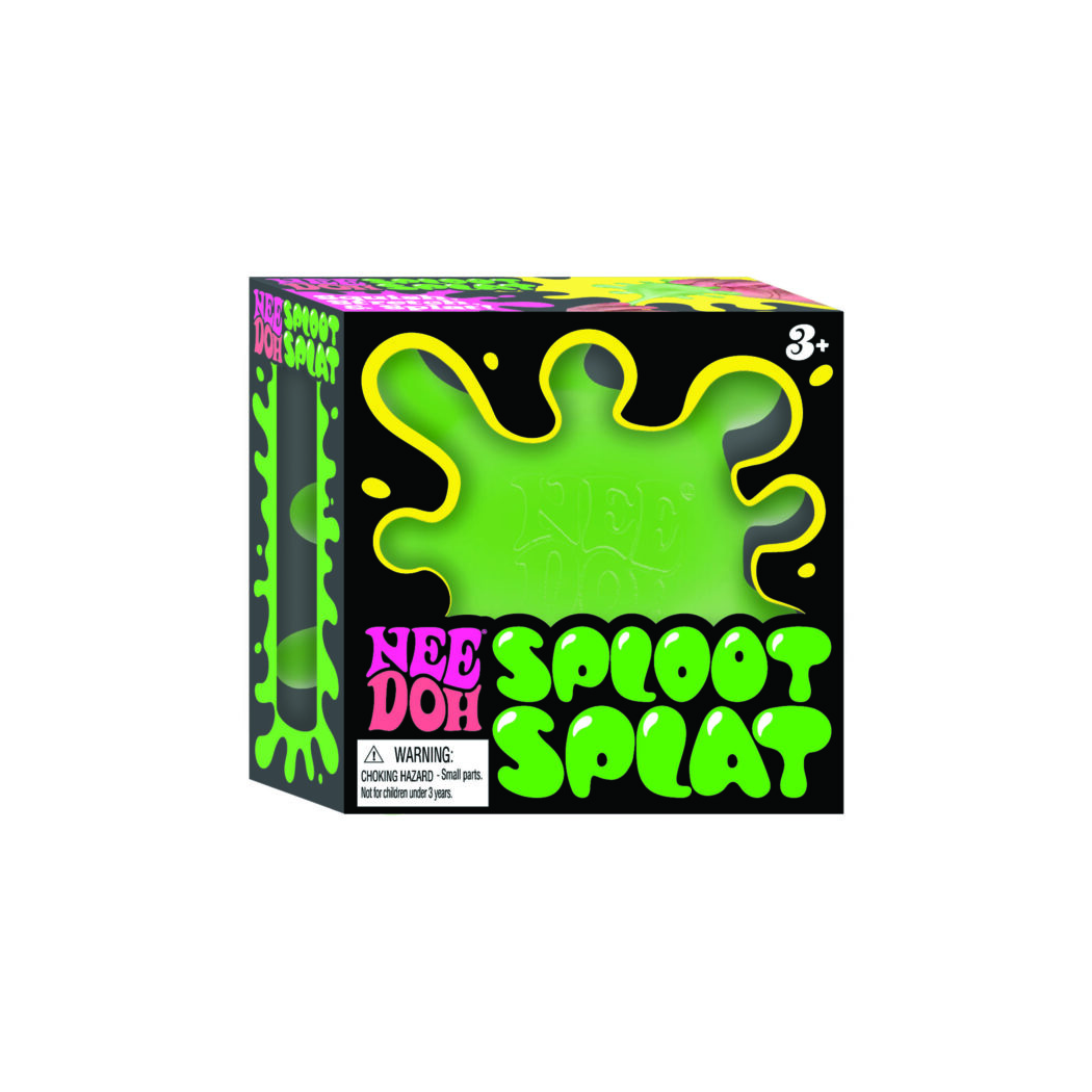 Kleks - Rozpłaszczony Chlupek - Kolor Losowy - Zabawka Sensoryczna - Gniotek Antystresowy - Needoh