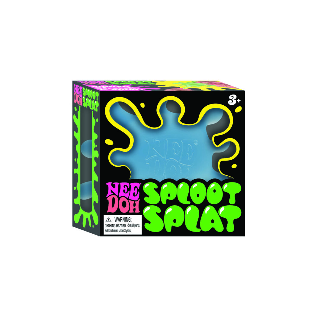 Kleks - Rozpłaszczony Chlupek - Kolor Losowy - Zabawka Sensoryczna - Gniotek Antystresowy - Needoh