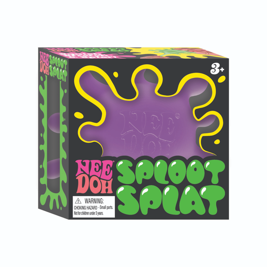 Kleks - Rozpłaszczony Chlupek - Kolor Losowy - Zabawka Sensoryczna - Gniotek Antystresowy - Needoh