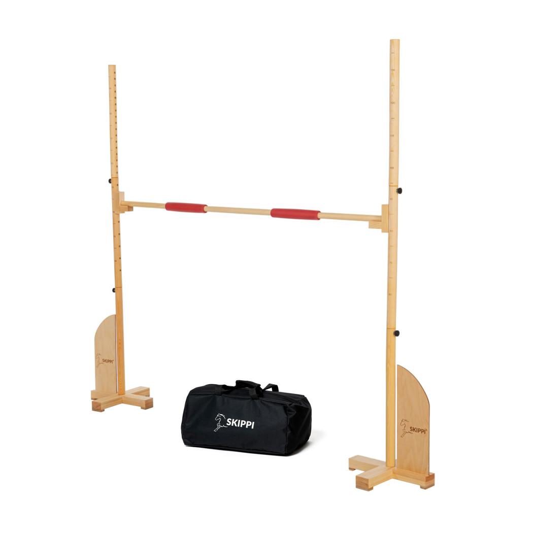 WYPRZEDAŻ Drewniana Przeszkoda do Skakania dla Hobby Horse / Konika na Kiju na Patyku - Skippi
