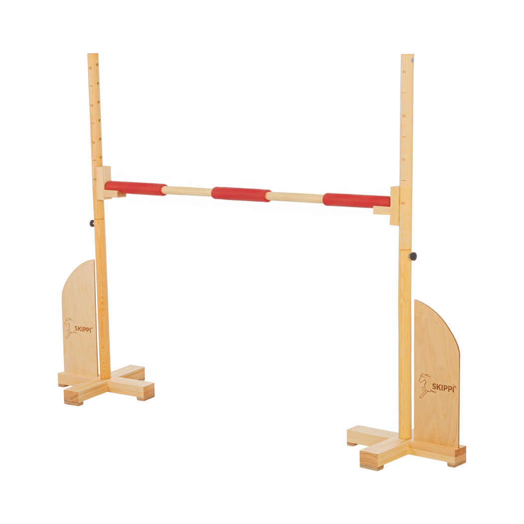 WYPRZEDAŻ Drewniana Przeszkoda do Skakania dla Hobby Horse / Konika na Kiju na Patyku - Skippi