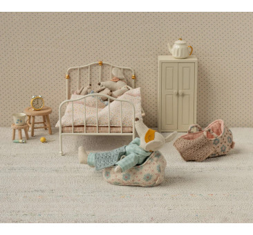 Różowe Nosidełko dla Myszek - Gondolka - Baby Mouse - Maileg