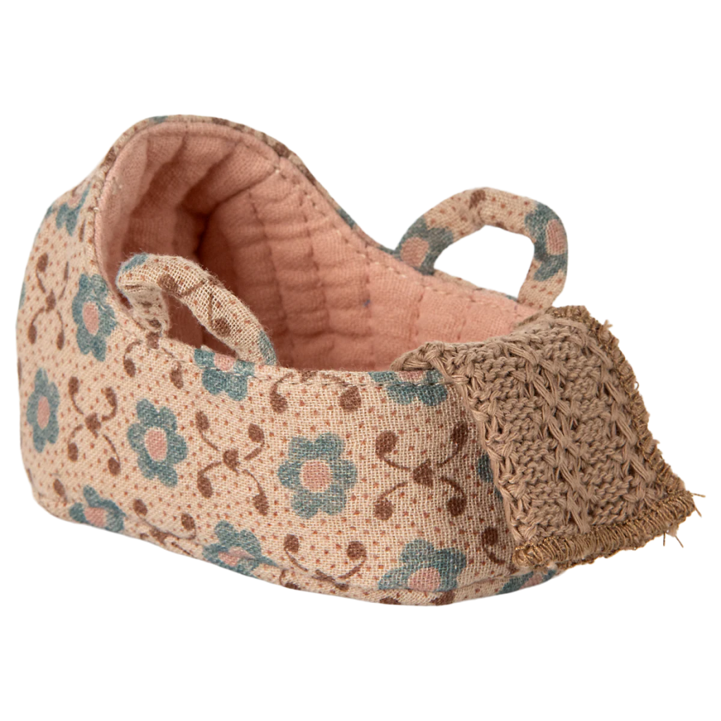 Różowe Nosidełko dla Myszek - Gondolka - Baby Mouse - Maileg