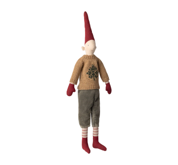 Krasnoludek Pixy w Świątecznym Sweterku -...