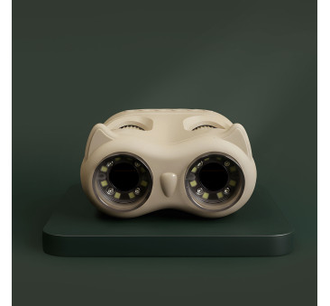 Beżowa Lornetka i Mikroskop dla Dzieci - 2w1 - Zabawka Edukacyjna - Beige - KidLupe