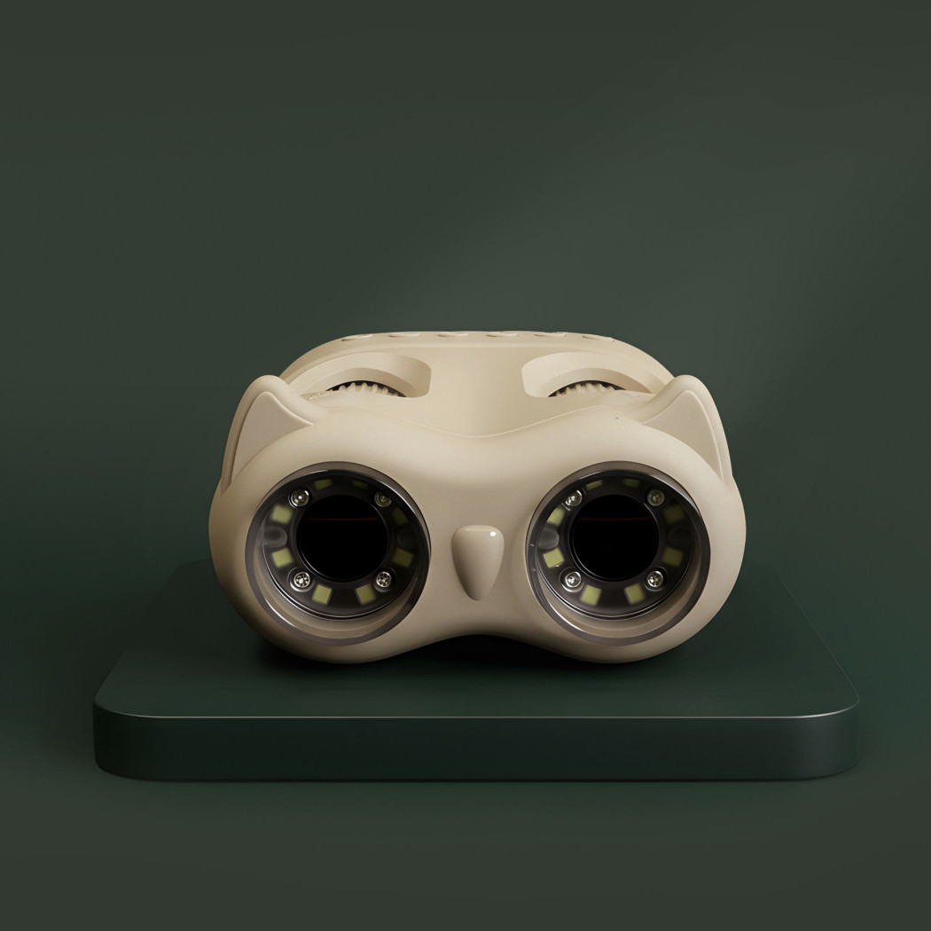 Beżowa Lornetka i Mikroskop dla Dzieci - 2w1 - Zabawka Edukacyjna - Beige - KidLupe