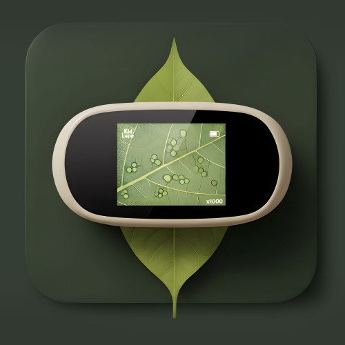 Beżowa Lornetka i Mikroskop dla Dzieci - 2w1 - Zabawka Edukacyjna - Beige - KidLupe