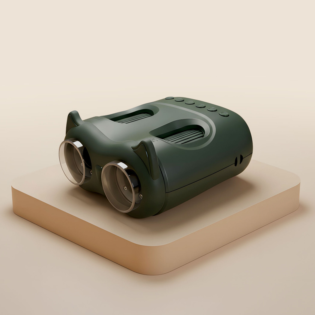 Zielona Lornetka i Mikroskop dla Dzieci - 2w1 - Zabawka Edukacyjna - KidLupe