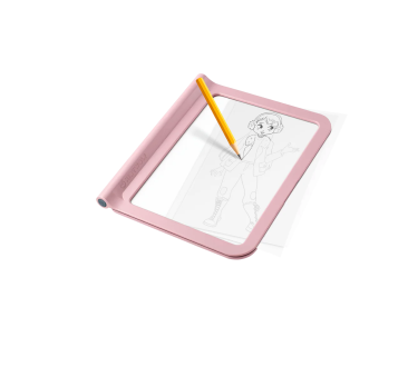 Podświetlany Tablet Rysunkowy - KidyDraw PRO Fashion - Różowy - KIDYWOLF
