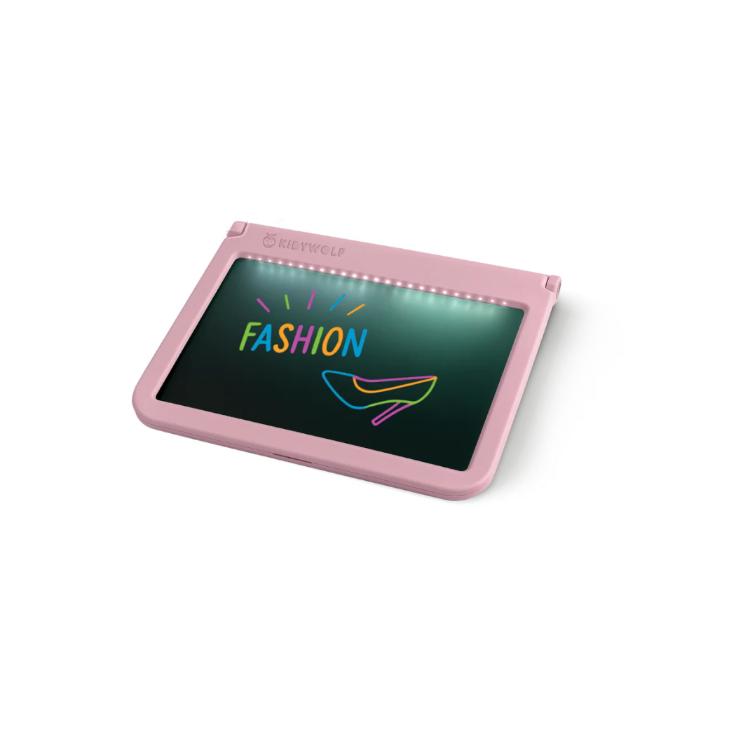 Podświetlany Tablet Rysunkowy - KidyDraw PRO Fashion - Różowy - KIDYWOLF