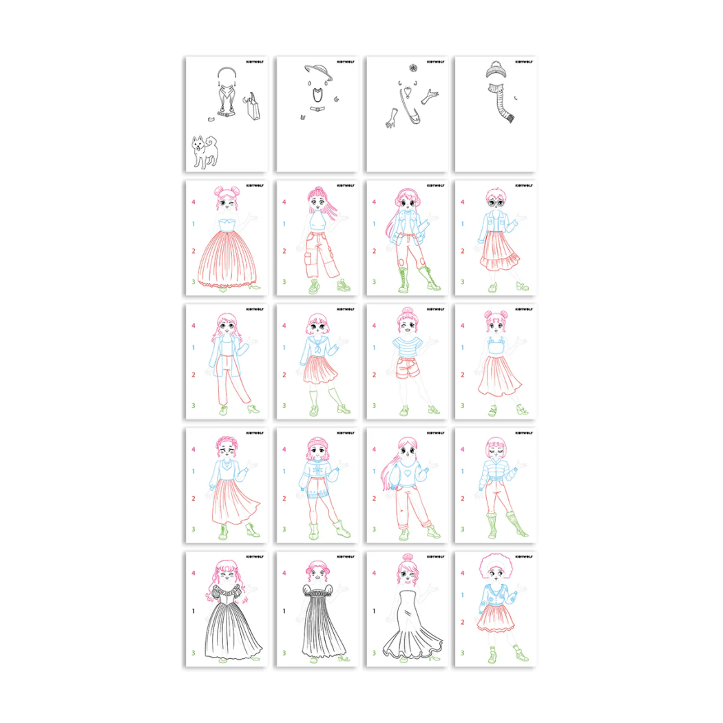 Podświetlany Tablet Rysunkowy - KidyDraw PRO Fashion - Różowy - KIDYWOLF