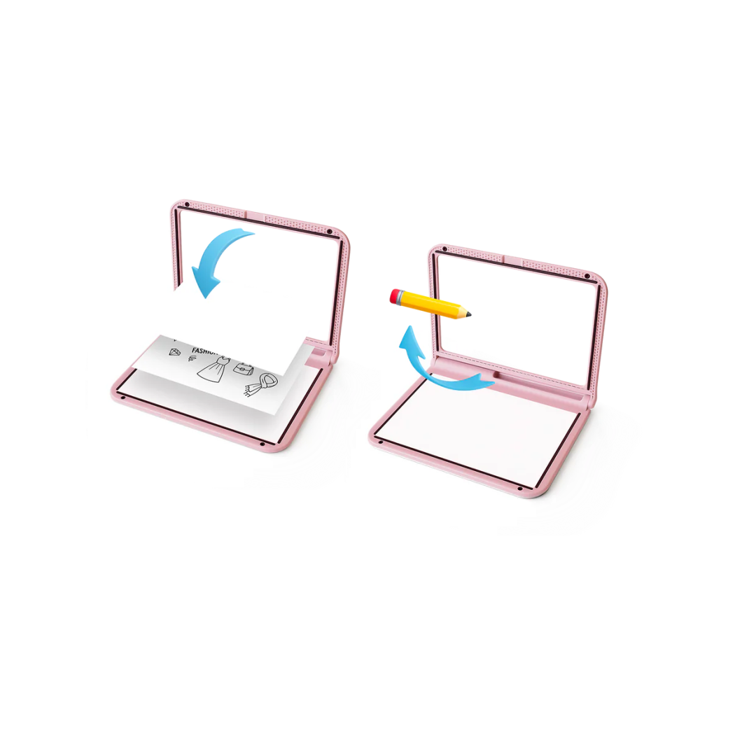 Podświetlany Tablet Rysunkowy - KidyDraw PRO Fashion - Różowy - KIDYWOLF