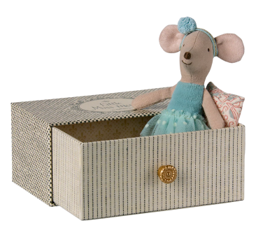 Myszka Baletnica w Szufladzie do Spania - Dance Mouse In Daybed - Młodsza Siostra - Maileg