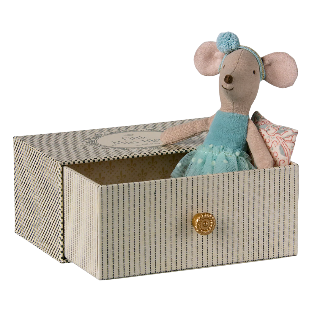 Myszka Baletnica w Szufladzie do Spania - Dance Mouse In Daybed - Młodsza Siostra - Maileg