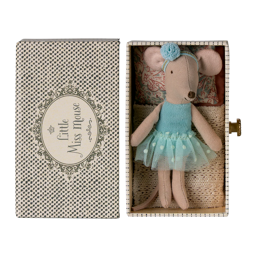 Myszka Baletnica w Szufladzie do Spania - Dance Mouse In Daybed - Młodsza Siostra - Maileg