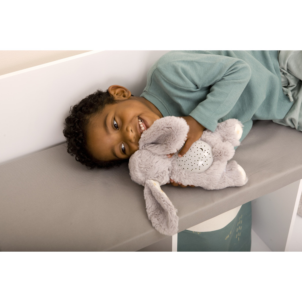 Królik Benny - Pluszowy Projektor Gwiezdny dla Dzieci - Lampka Nocna - Cloud B