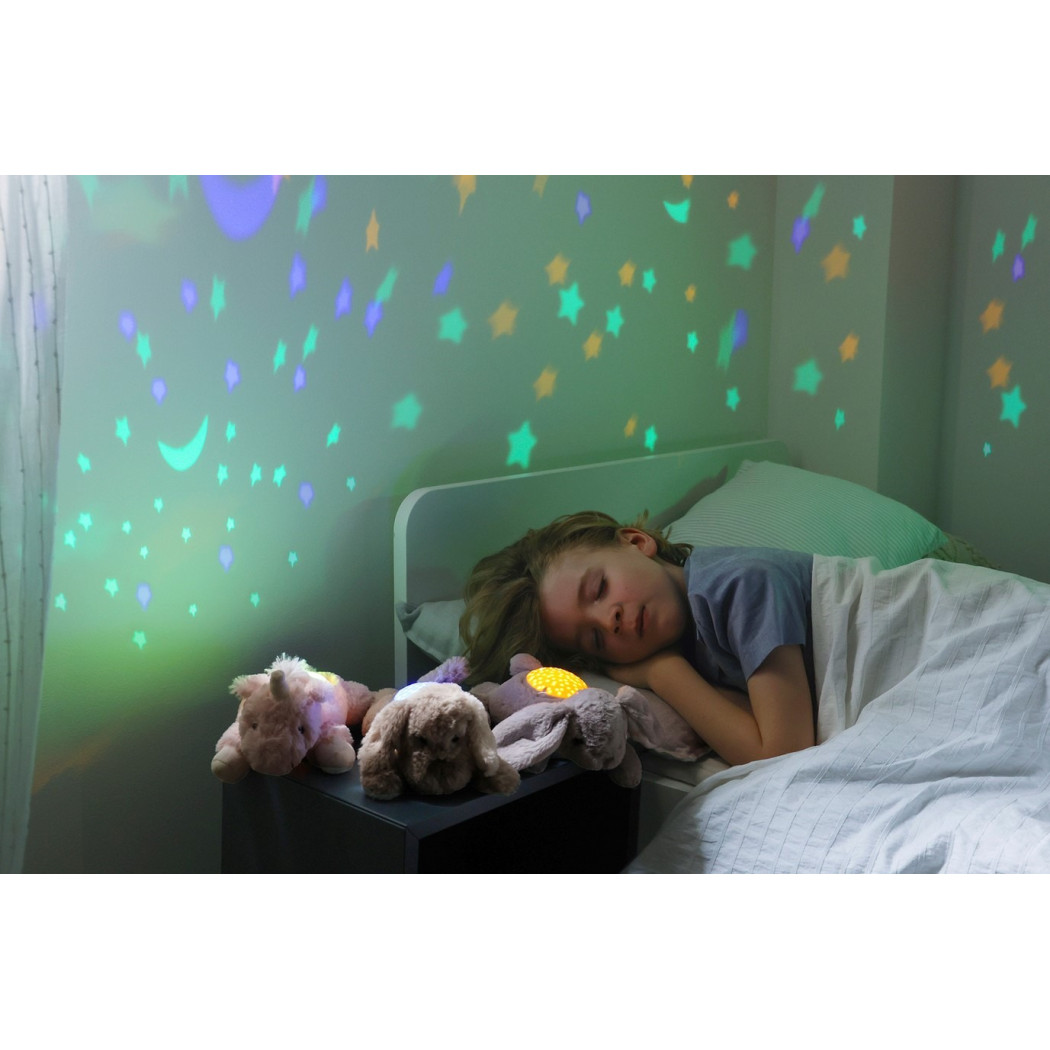 Królik Benny - Pluszowy Projektor Gwiezdny dla Dzieci - Lampka Nocna - Cloud B