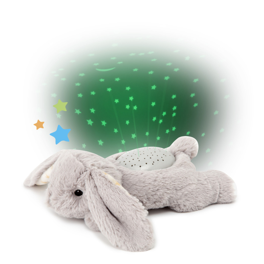 Królik Benny - Pluszowy Projektor Gwiezdny dla Dzieci - Lampka Nocna - Cloud B
