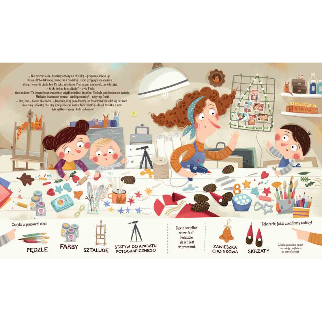 Pucio urządza Wigilię, czyli świąteczne słowa i zadania dla przedszkolaków - Marta Galewska Kustra - Nasza Księgarnia