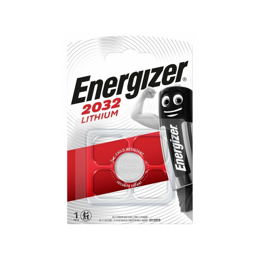 Mocna Bateria Litowa CR 2032 3V 1szt. - Bateria Guzikowa - Energizer