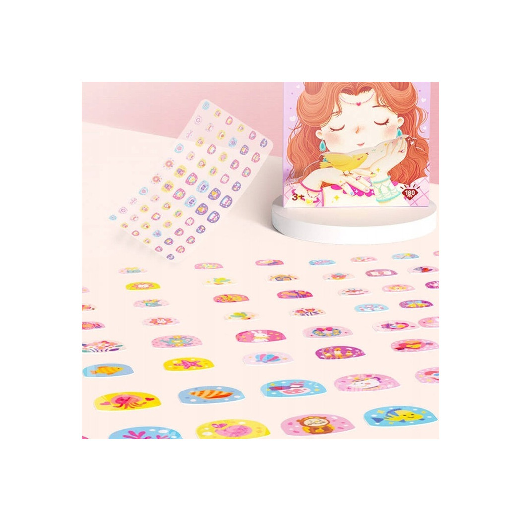 Herbaciane Przyjęcie - Naklejki na Paznokcie dla Dzieci Bling Bling - Mideer