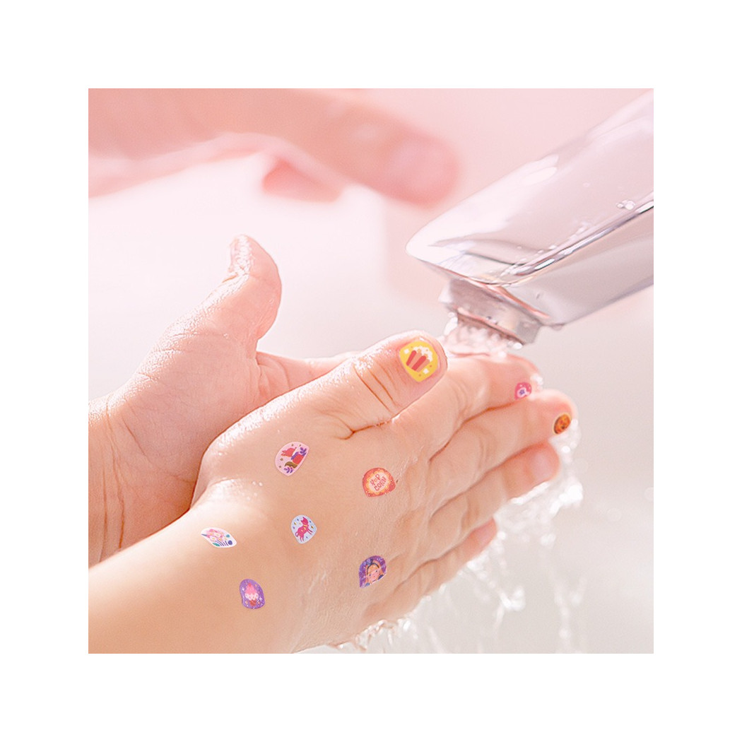 Herbaciane Przyjęcie - Naklejki na Paznokcie dla Dzieci Bling Bling - Mideer