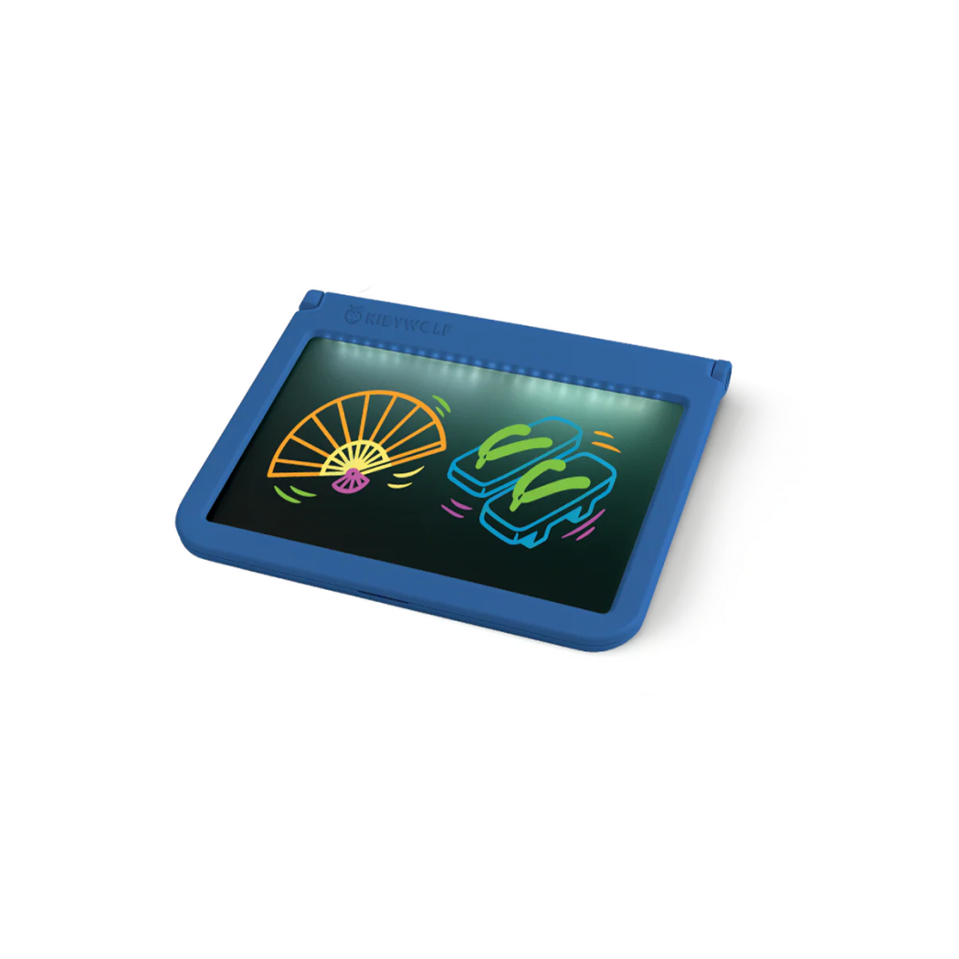 Niebieski Podświetlany Tablet Rysunkowy - Tworzenie Komiksów - KidyDraw PRO Manga - KIDYWOLF