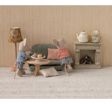 LouiMax i Stella - Rodzeństwo Myszek w Małym Domku - Myszka Młodszy Brat i Młodsza Siostra - Maileg